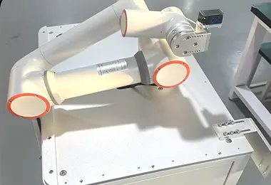 Robot arm online inspection