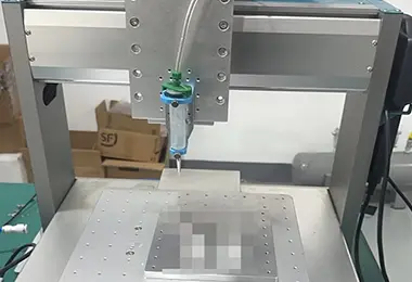 Glue application